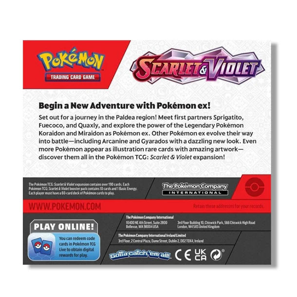 Pokemon TCG: Scarlet & Violet - Booster Box (36 Packs)