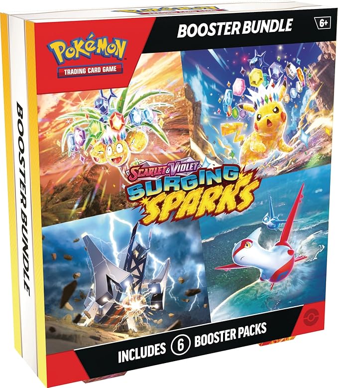 Pokemon TCG: Surging Sparks - Booster Bundle (6 Packs)