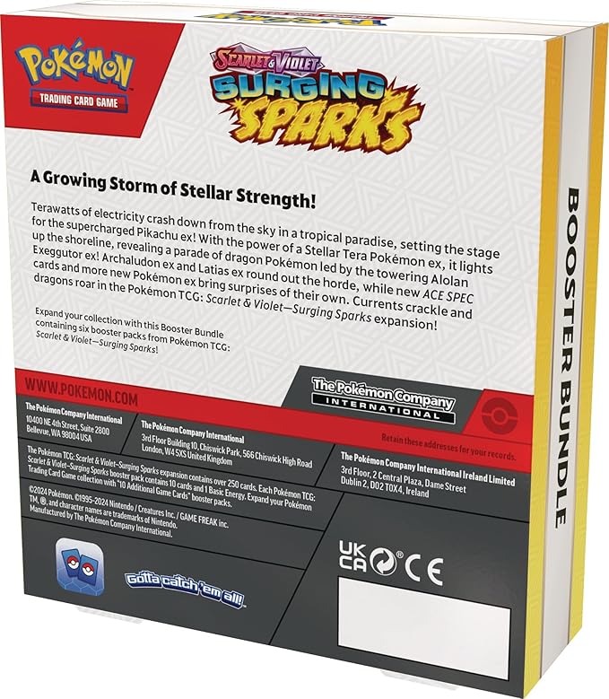 Pokemon TCG: Surging Sparks - Booster Bundle (6 Packs)