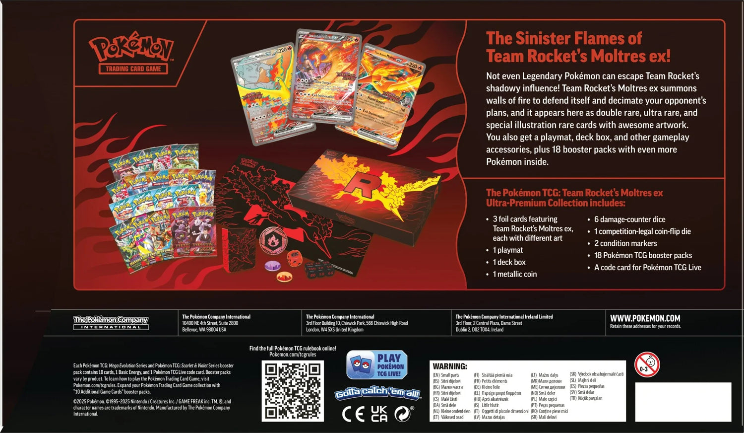 Pokémon TCG: Team Rocket's Moltres ex Ultra-Premium Collection