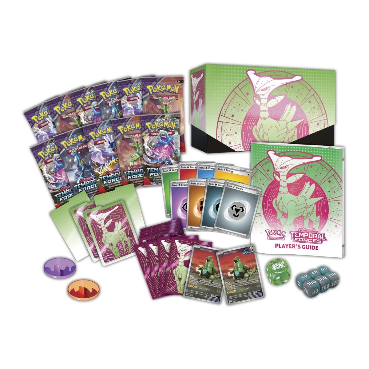 Pokemon TCG: Temporal Forces - Elite Trainer Box - Iron Leaves (Pokemon Centre Stamped)