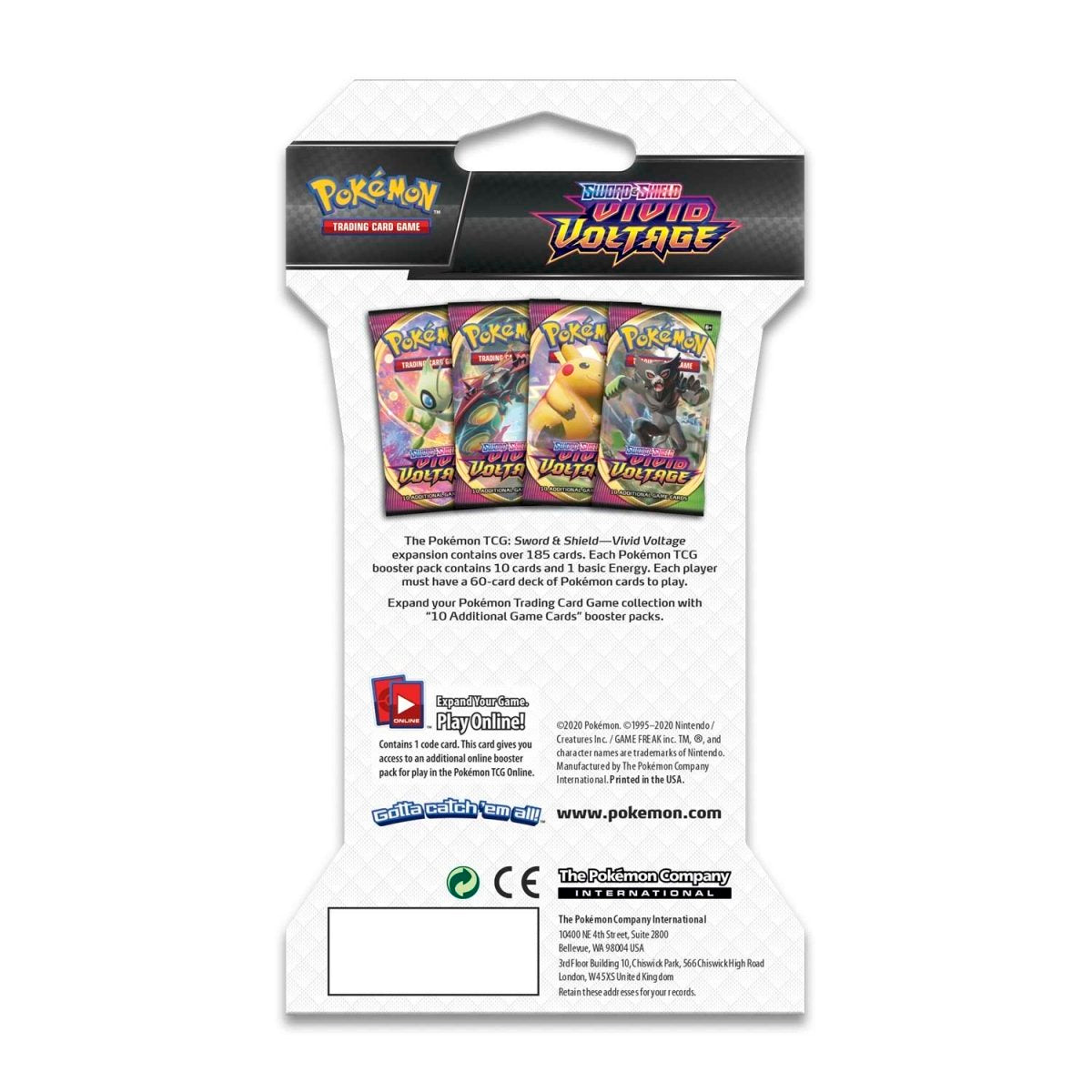 Pokemon TCG: Vivid Voltage - Sleeved Booster Pack