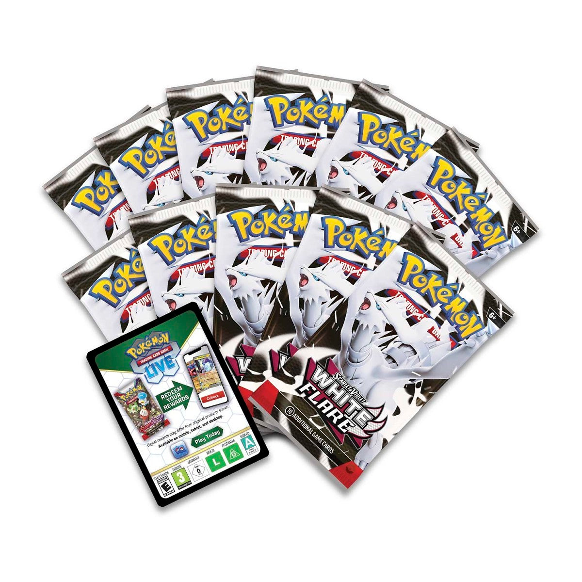Pokemon TCG: White Flare - Elite Trainer Box - Reshiram (Pokemon Centre Edition)