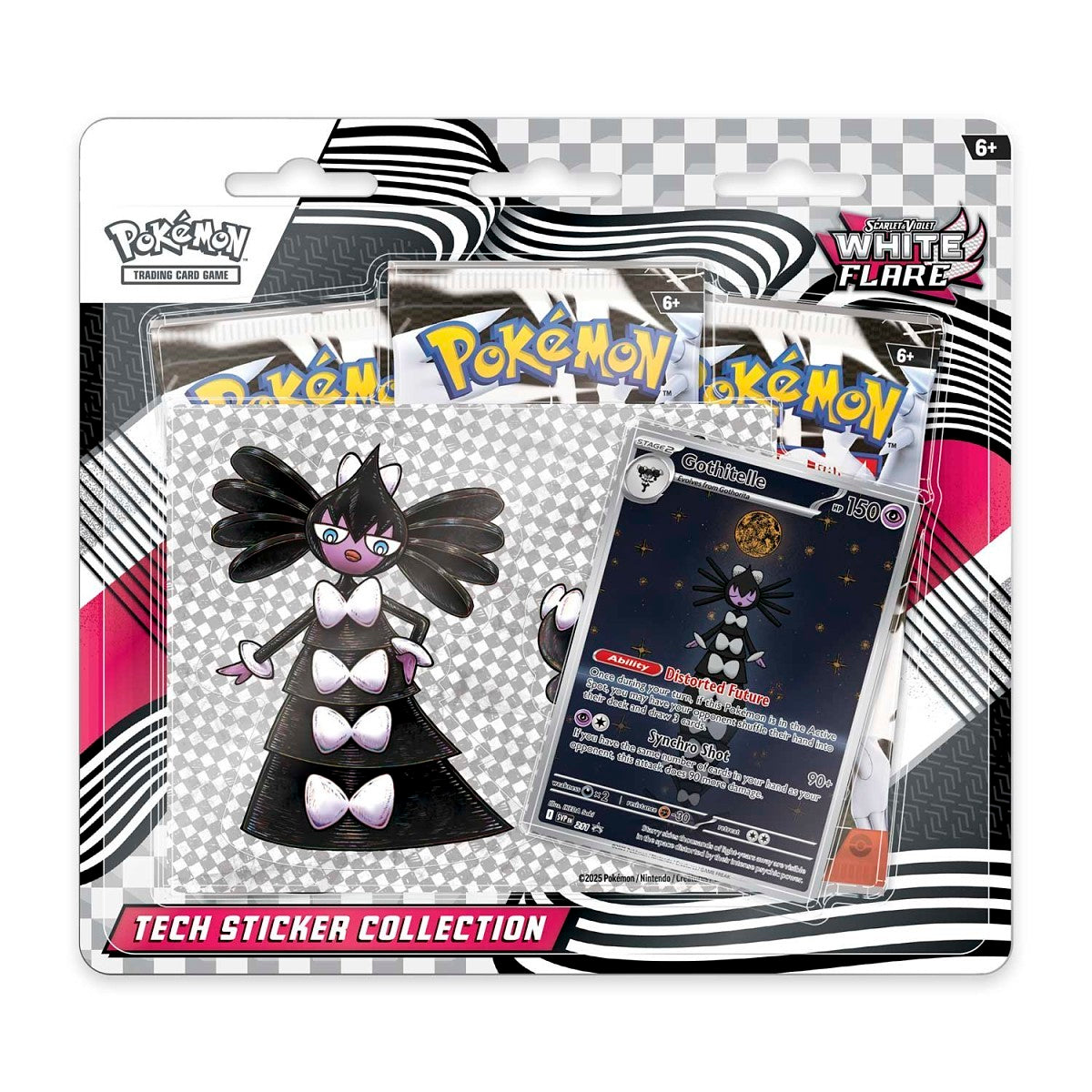 Pokemon TCG: White Flare – Tech Sticker Collection - Gothitelle