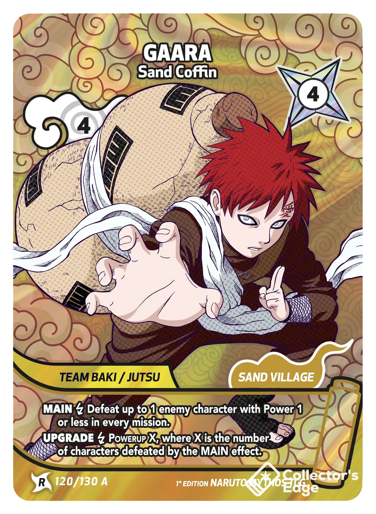 Naruto Mythos - Set 01 - Gaara - Sand Coffin - 120/130 - Standard
