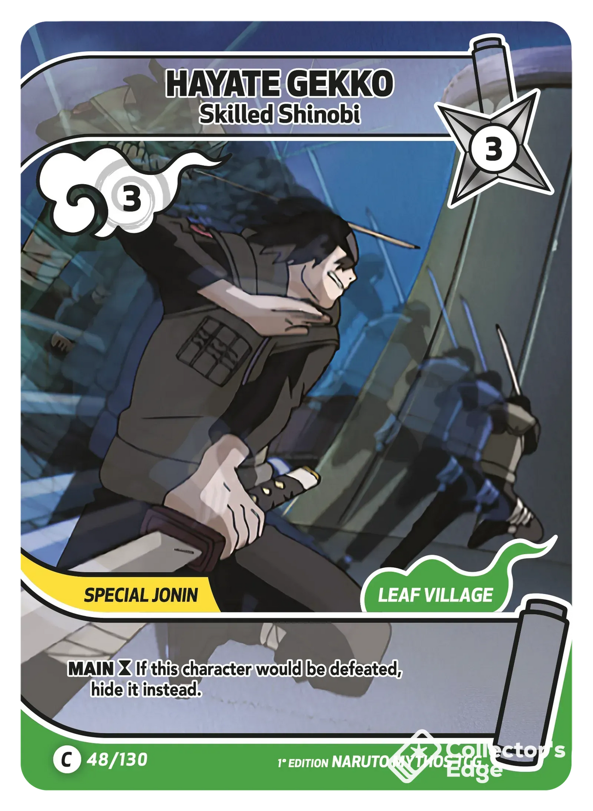Naruto Mythos - Set 01 - Hayate Gekko - Skilled Shinobi - 048/130 - Full Art