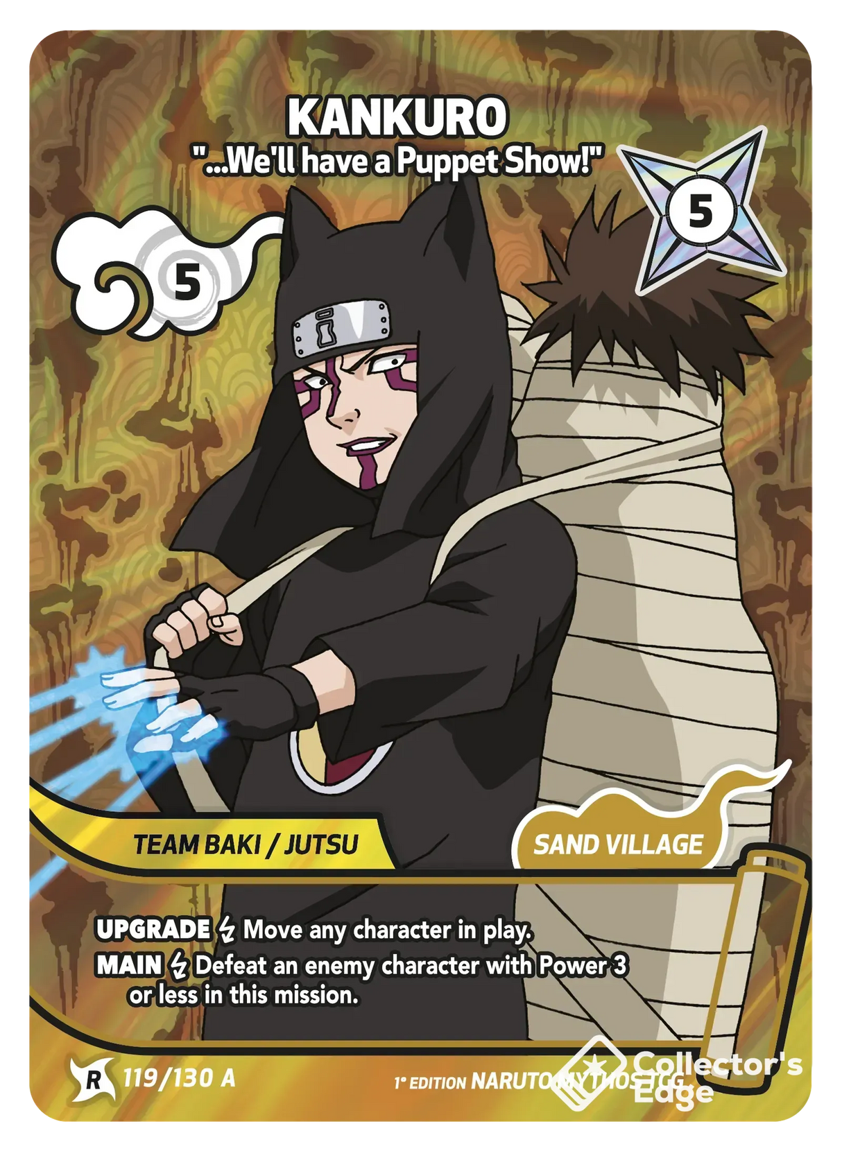 Naruto Mythos - Set 01 - Kankuro - ...We'll have a Puppet Show! - 119/130 - Standard