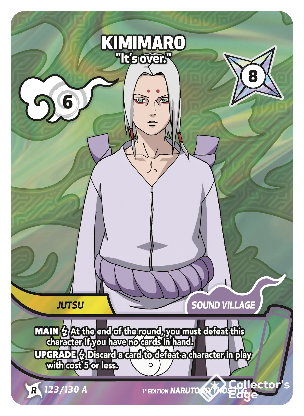 Naruto Mythos - Set 01 - Kimimaro - It’s over. - 123/130 - Standard