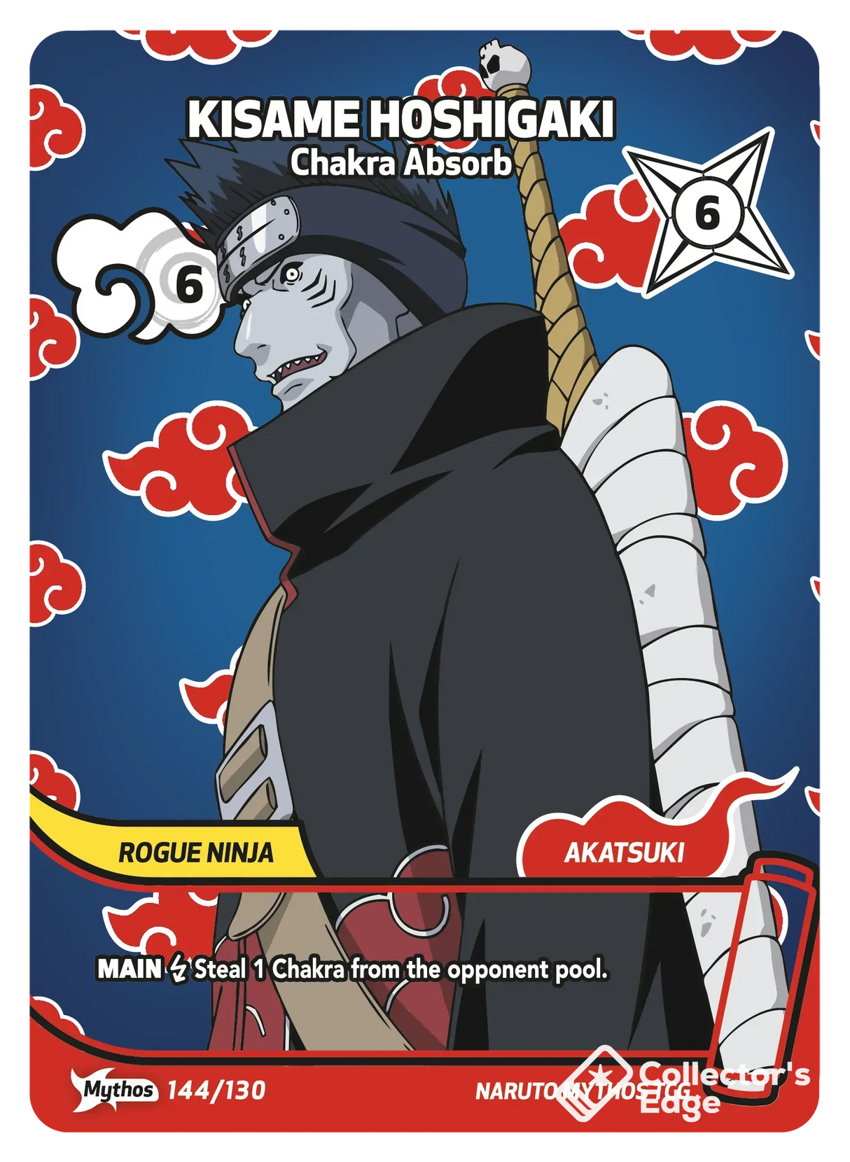 Naruto Mythos - Set 01 - Kisame Hoshigaki - Chakra Absorb - 144/130 - Standard