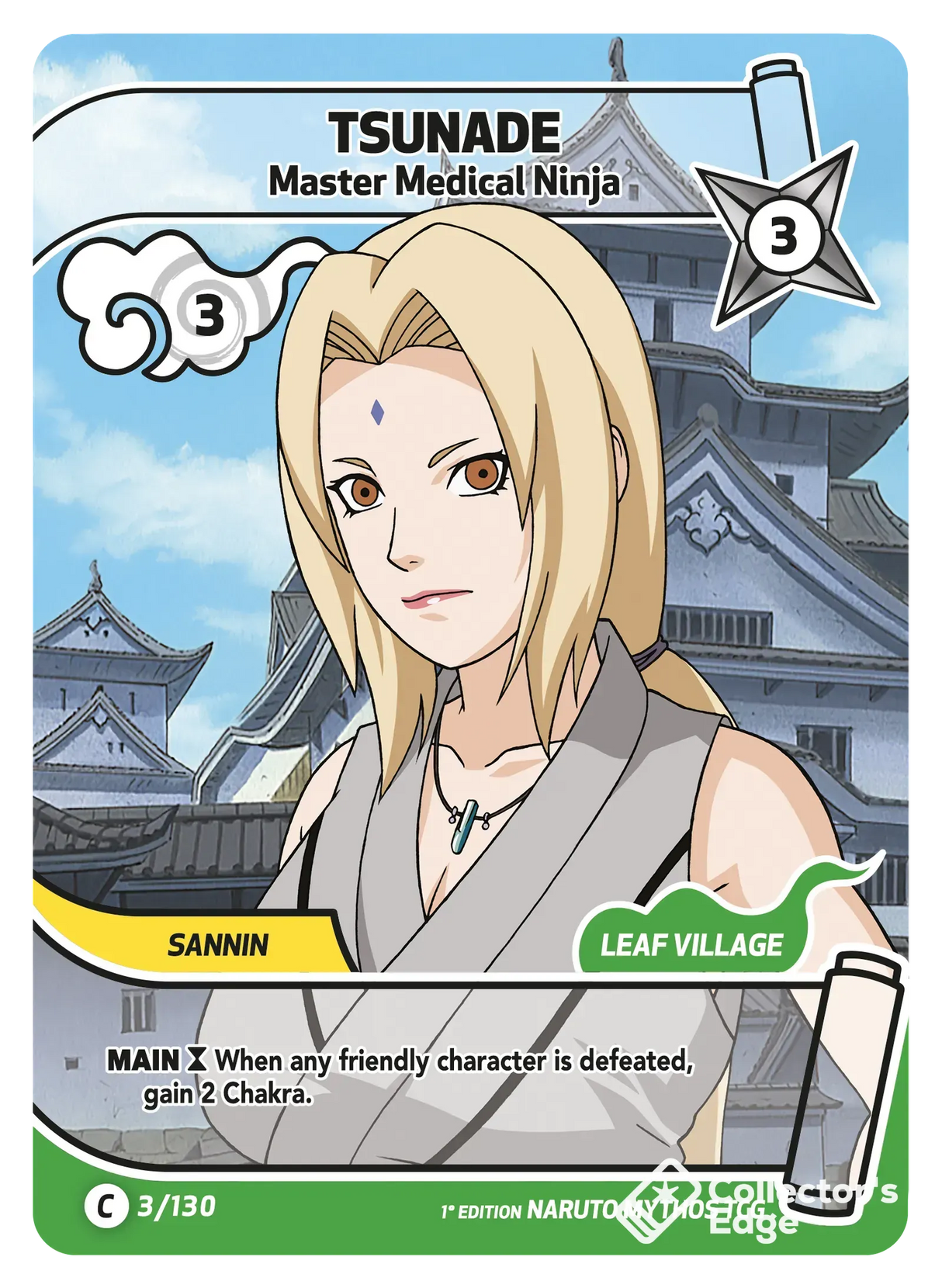 Naruto Mythos - Set 01 - Tsunade - Master Medical Ninja - 003/130 - Full Art