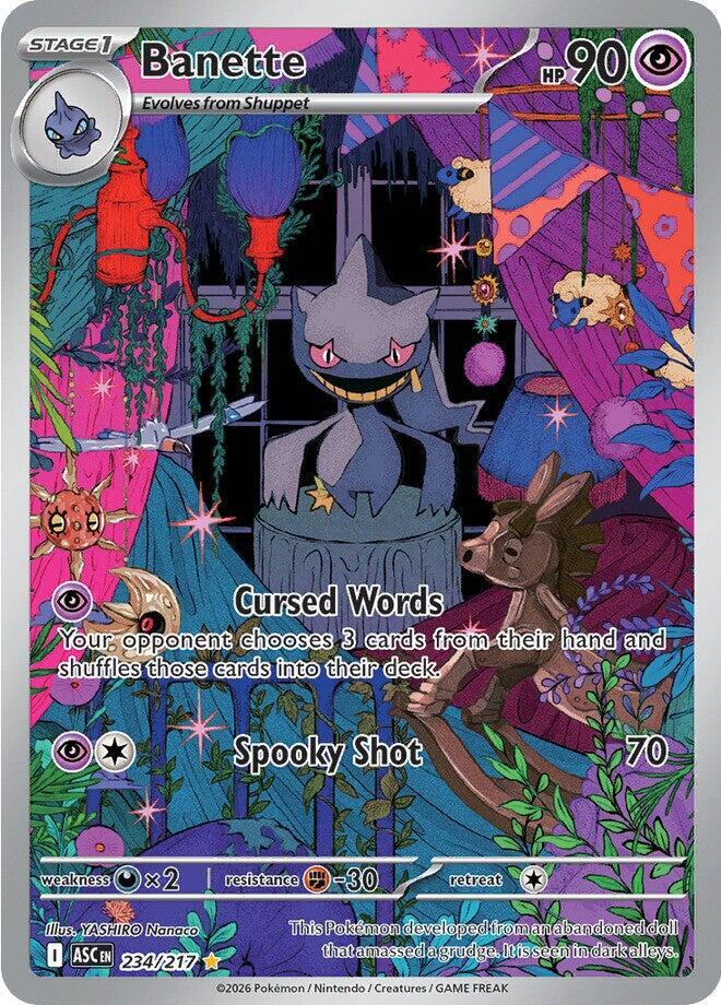Pokemon - Ascended Heroes - Banette - 234/217 - Holofoil