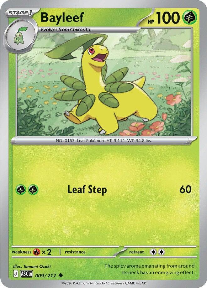 Pokemon - Ascended Heroes - Bayleef - 009/217 - Energy Symbol Pattern