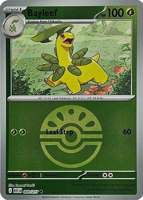 Pokemon - Ascended Heroes - Bayleef - 009/217 - Friend Ball