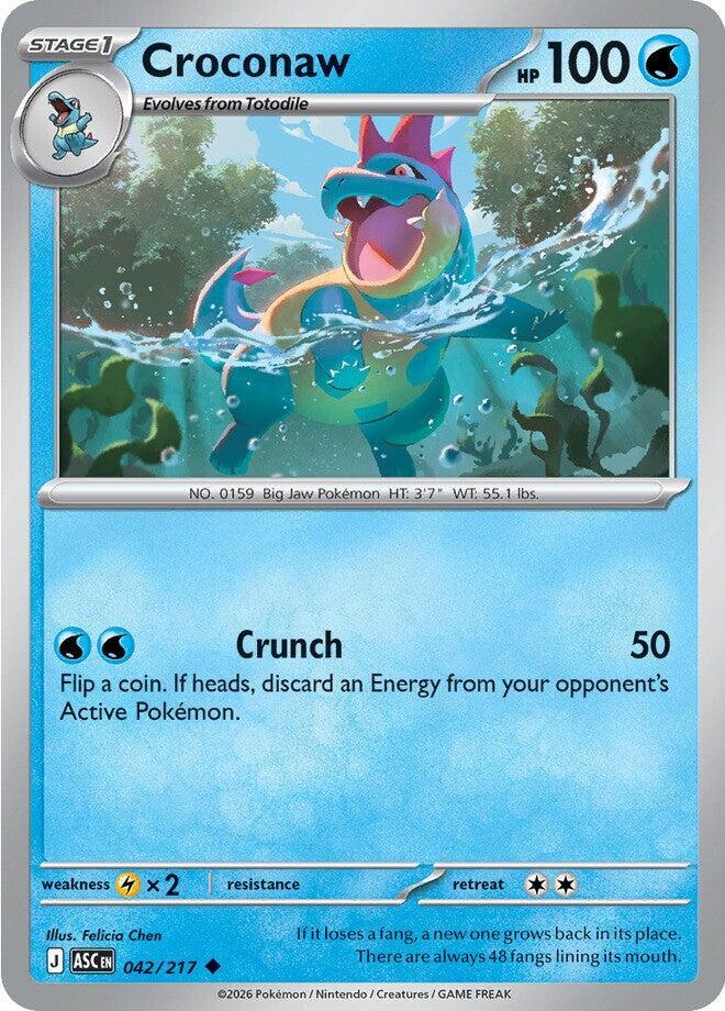 Pokemon - Ascended Heroes - Croconaw - 042/217 - Friend Ball