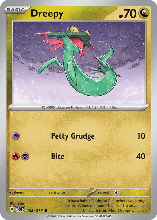 Pokemon - Ascended Heroes - Dreepy - 158/217 - Normal