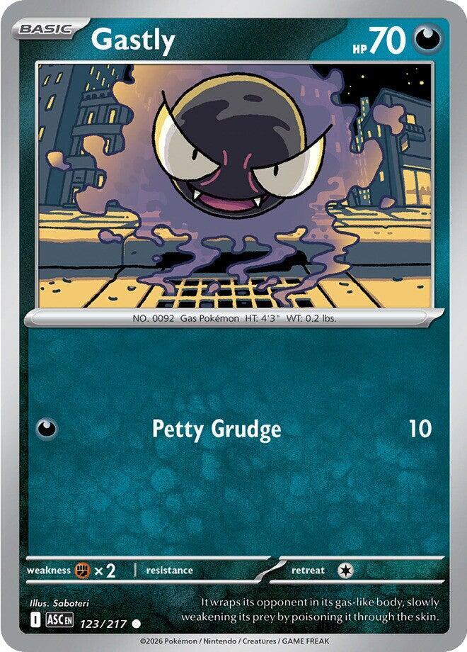 Pokemon - Ascended Heroes - Gastly - 123/217 - Dusk Ball