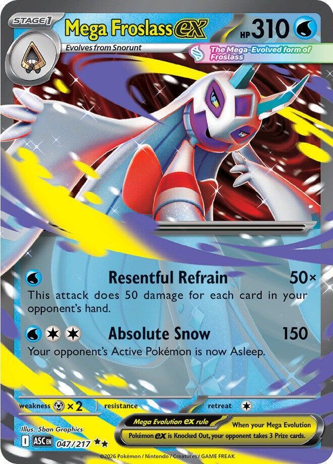 Pokemon - Ascended Heroes - Mega Froslass ex - 047/217 - Holofoil