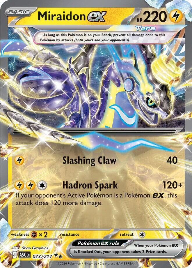 Pokemon - Ascended Heroes - Miraidon ex - 073/217 - Holofoil