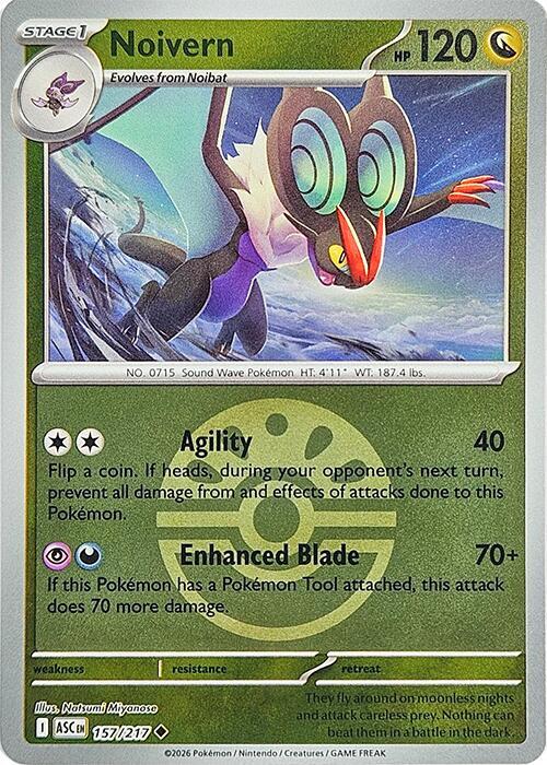 Pokemon - Ascended Heroes - Noivern - 157/217 - Friend Ball