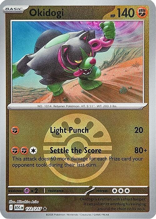 Pokemon - Ascended Heroes - Okidogi - 122/217 - Friend Ball