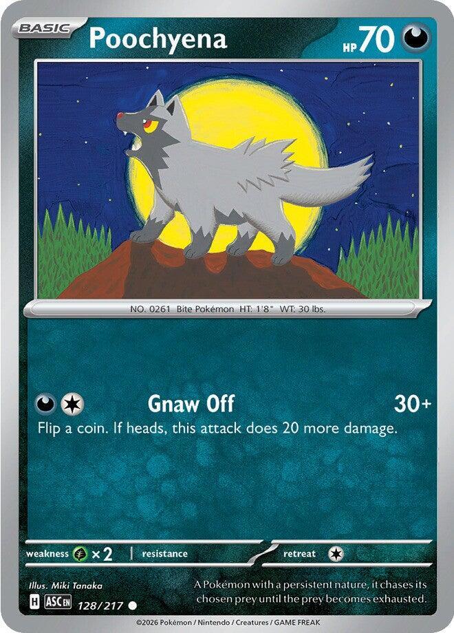 Pokemon - Ascended Heroes - Poochyena - 128/217 - Dusk Ball