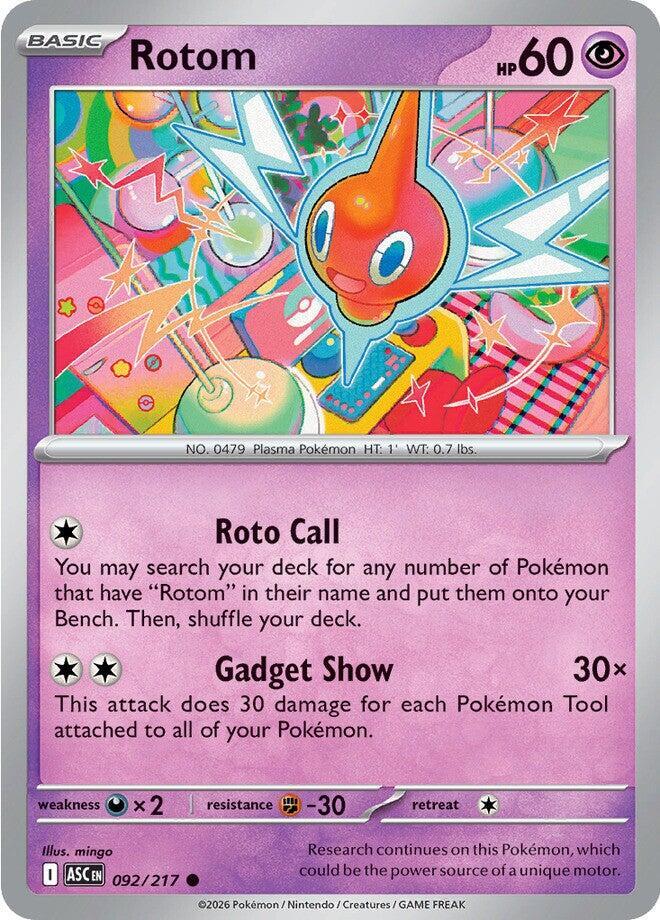 Pokemon - Ascended Heroes - Rotom - 092/217 - Normal