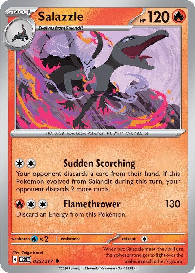 Pokemon - Ascended Heroes - Salazzle - 035/217 - Normal