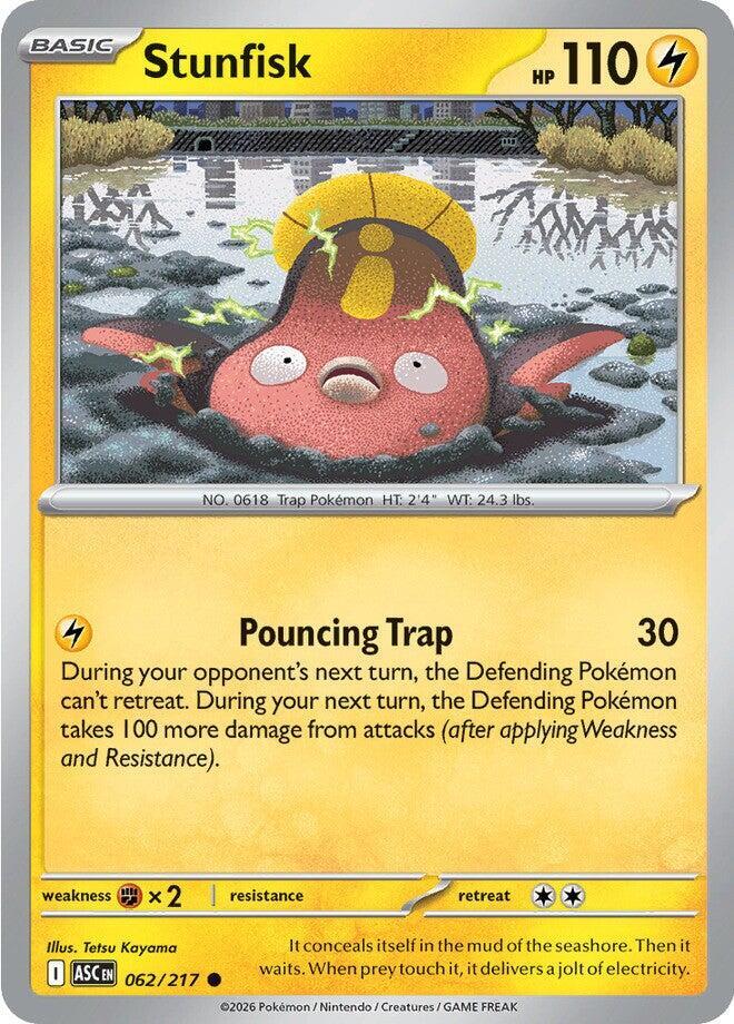 Pokemon - Ascended Heroes - Stunfisk - 062/217 - Energy Symbol Pattern