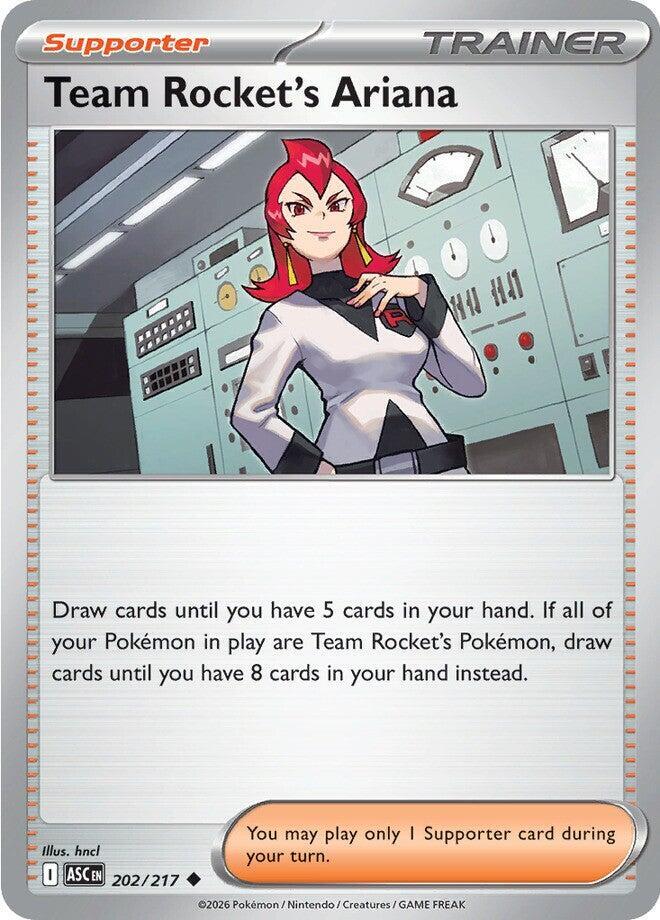 Pokemon - Ascended Heroes - Team Rocket's Ariana - 202/217 - Reverse Holofoil