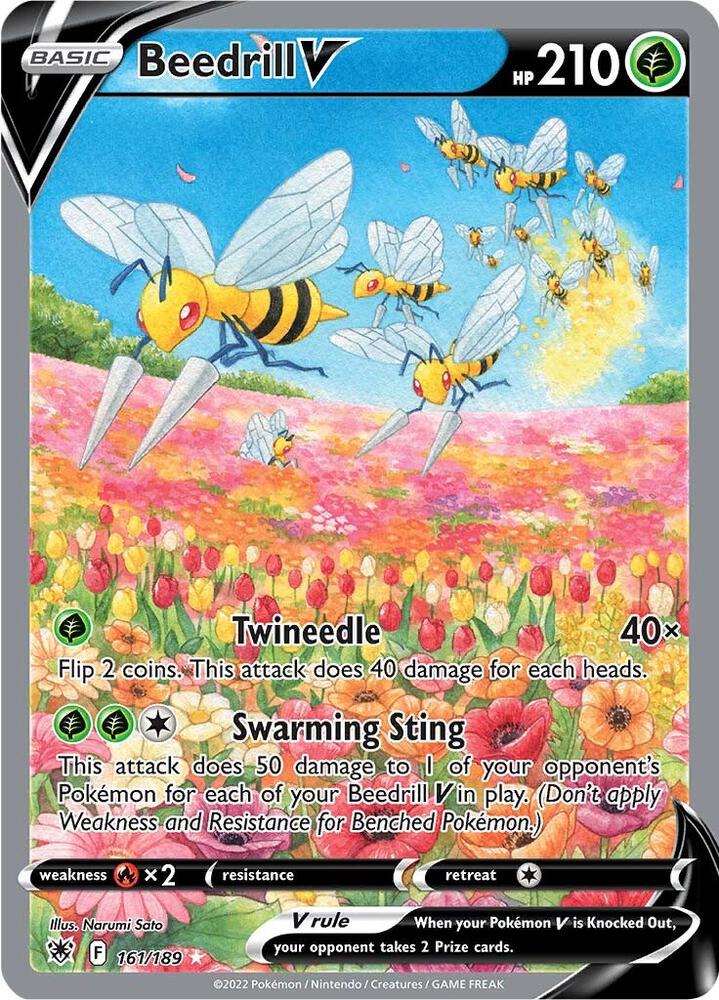 Pokemon - Astral Radiance - Beedrill V - 161/189 - Holofoil