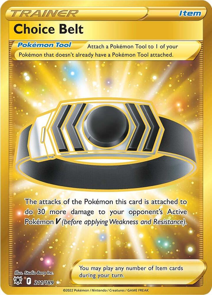 Pokemon - Astral Radiance - Choice Belt - 211/189 - Holofoil