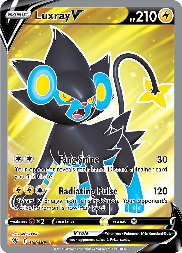 Pokemon - Astral Radiance - Luxray V - 168/189 - Holofoil