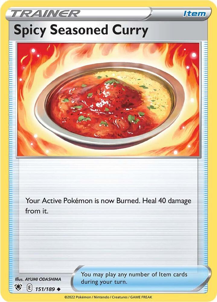 Pokemon - Astral Radiance - Spicy Seasoned Curry - 151/189 - Reverse Holofoil