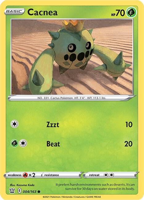 Pokemon - Battle Styles - Cacnea - 004/163