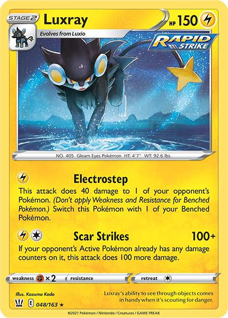 Pokemon - Battle Styles - Luxray - 048/163 - Holofoil