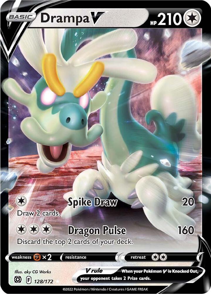 Pokemon - Brilliant Stars - Drampa V - 128/172 - Holofoil