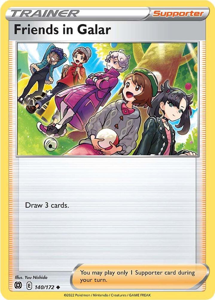 Pokemon - Brilliant Stars - Friends in Galar - 140/172 - Reverse Holofoil