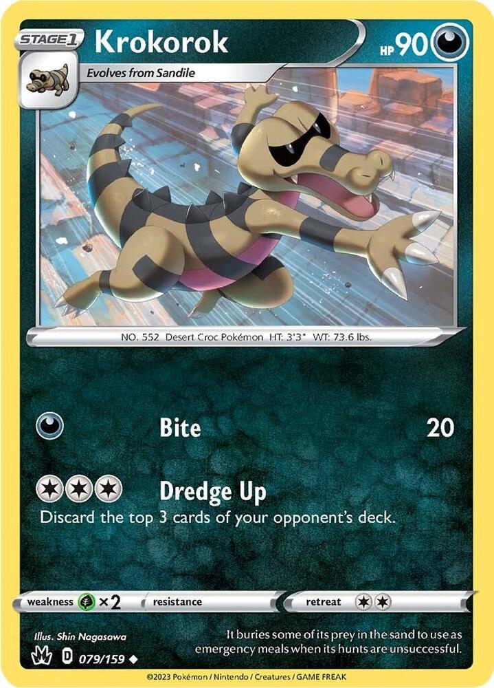 Pokemon - Crown Zenith - Krokorok - 079/159