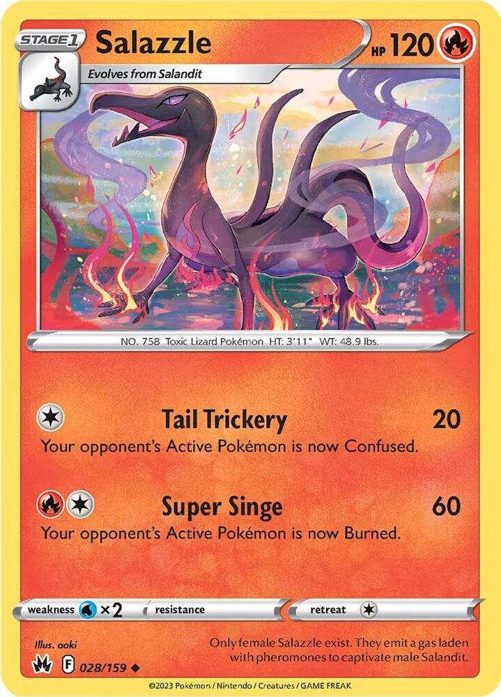 Pokemon - Crown Zenith - Salazzle - 028/159