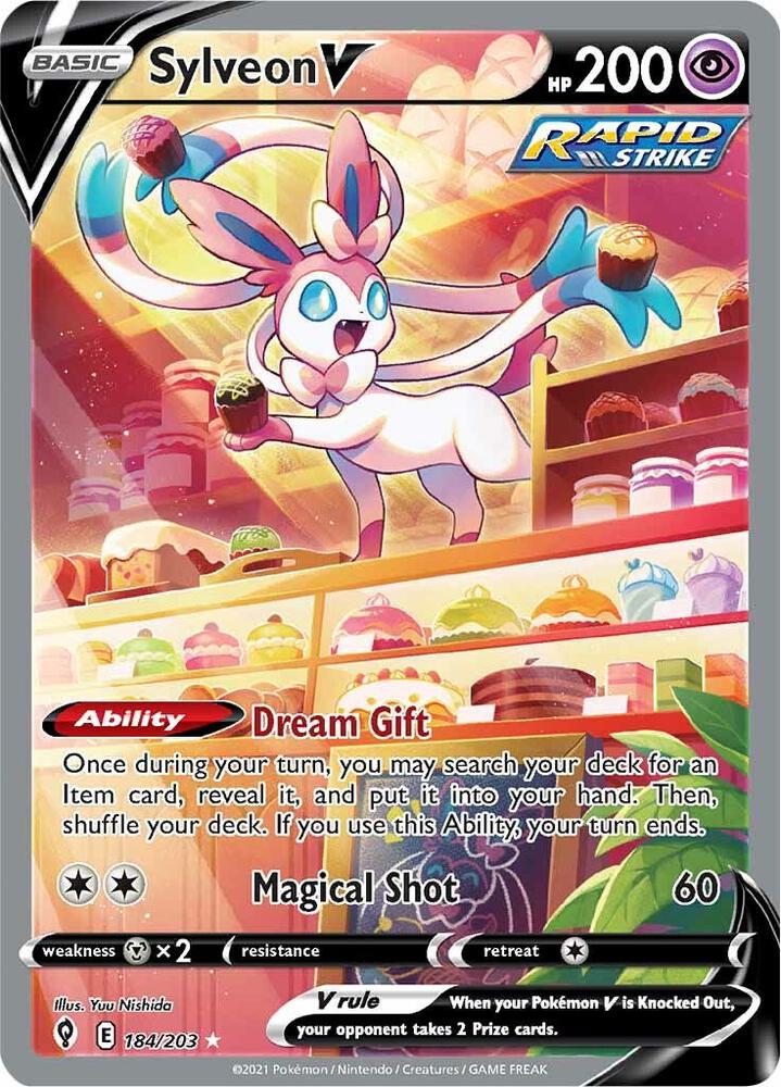 Pokemon - Evolving Skies - Sylveon V - 184/203 - Holofoil
