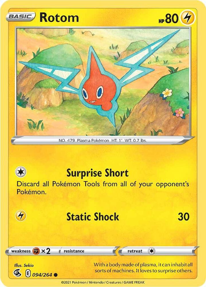 Pokemon - Fusion Strike - Rotom - 094/264 - Reverse Holofoil