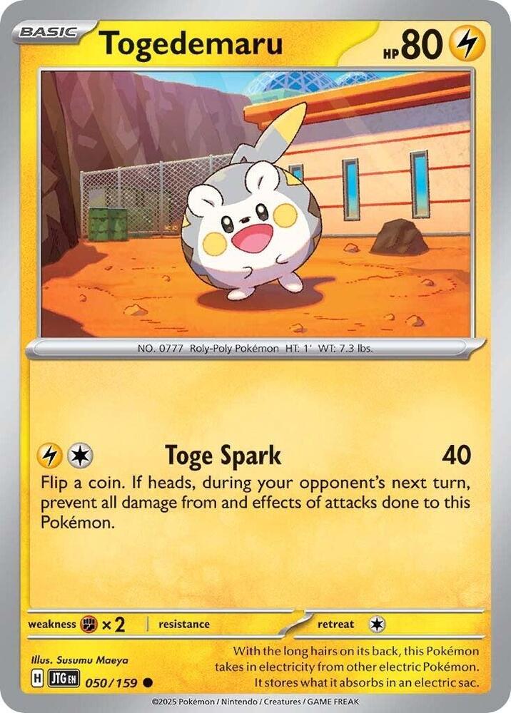 Pokemon - Scarlet & Violet - Journey Together - Togedemaru - 050/159