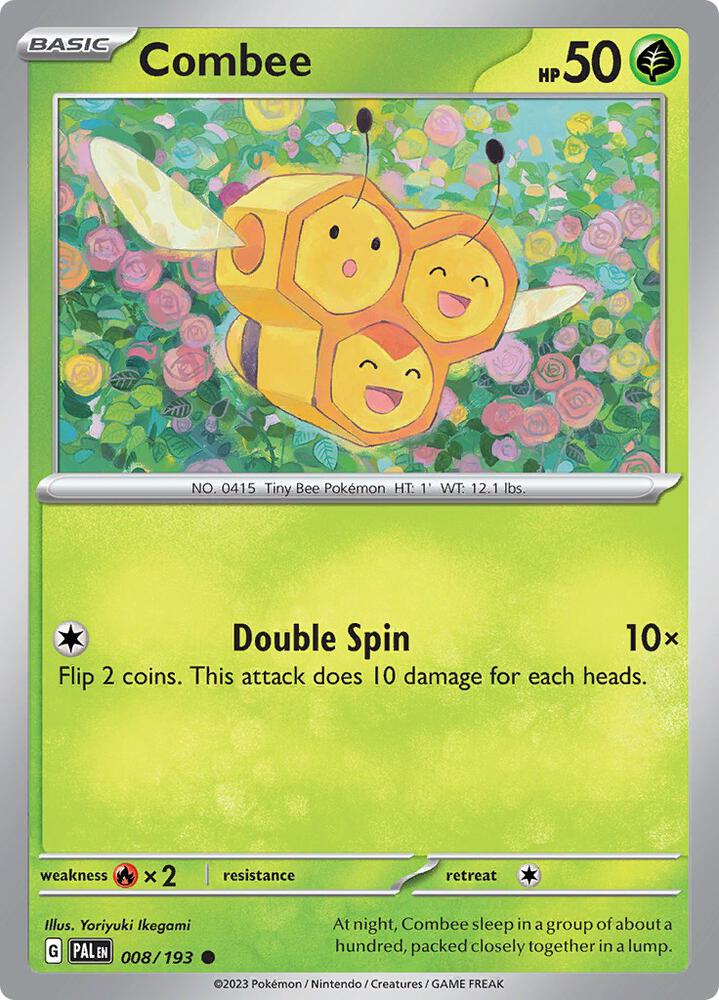 Pokemon - Paldea Evolved - Combee - 008/193 - Reverse Holofoil