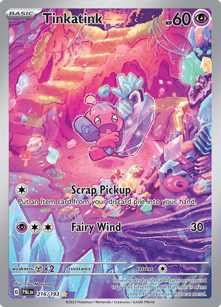 Pokemon - Paldea Evolved - Tinkatink - 216/193 - Holofoil