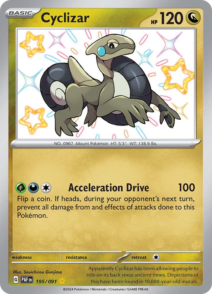 Pokemon - Paldean Fates - Cyclizar - 195/091 - Holofoil