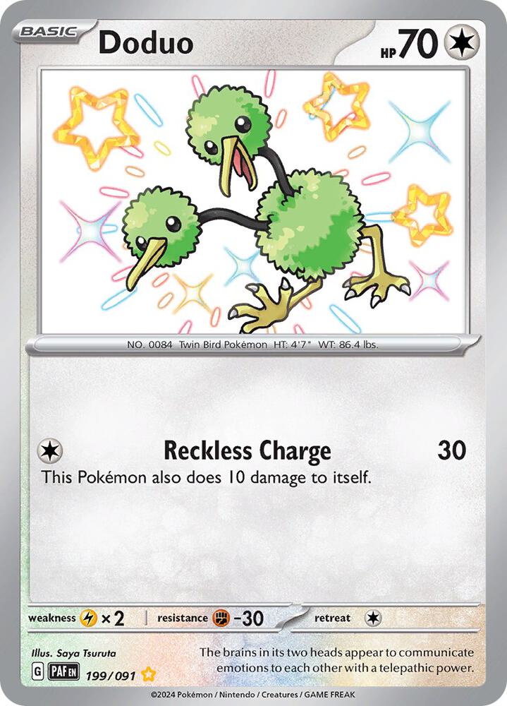 Pokemon - Paldean Fates - Doduo - 199/091 - Holofoil