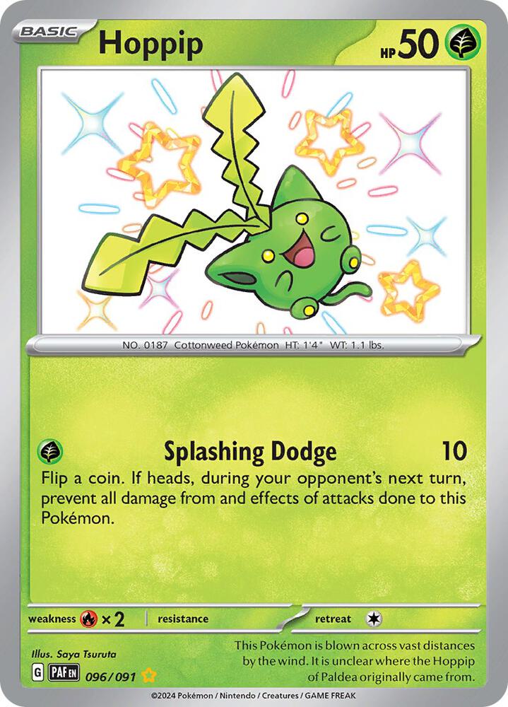 Pokemon - Paldean Fates - Hoppip - 096/091 - Holofoil