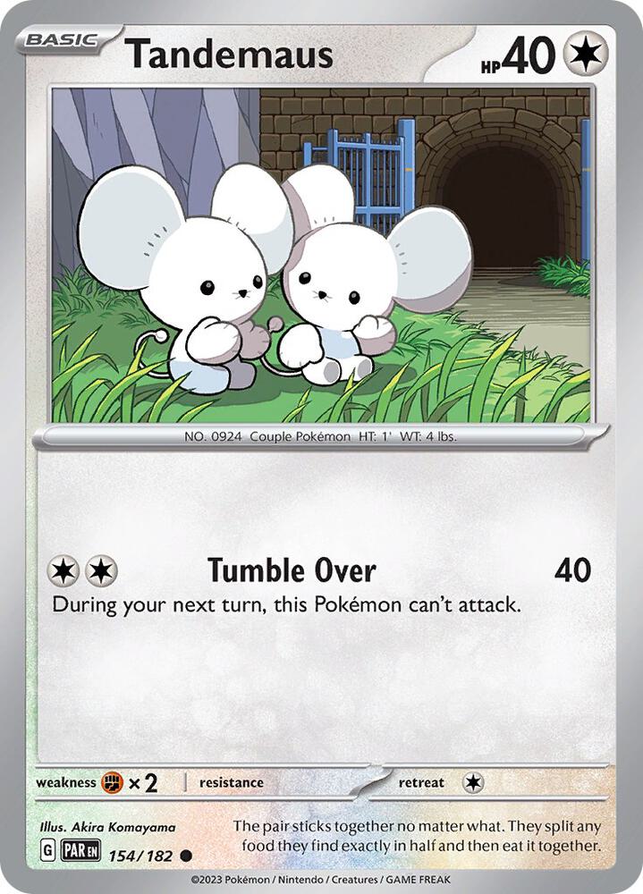 Pokemon - Paradox Rift - Tandemaus - 154/182