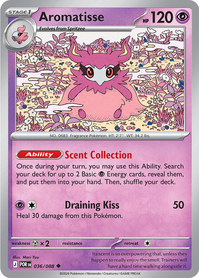 Pokemon - Perfect Order - Aromatisse - 036/088 - Normal