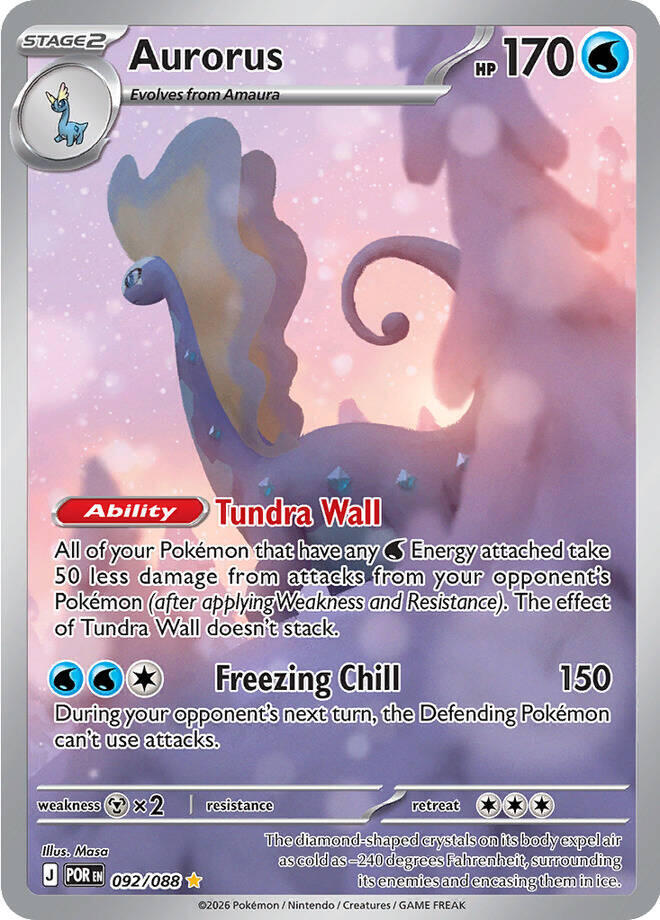 Pokemon - Perfect Order - Aurorus - 092/088 - Holofoil